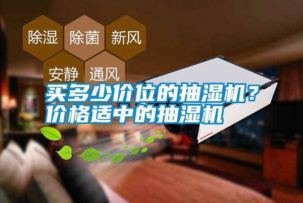 買多少價(jià)位的抽濕機(jī)？?jī)r(jià)格適中的抽濕機(jī)