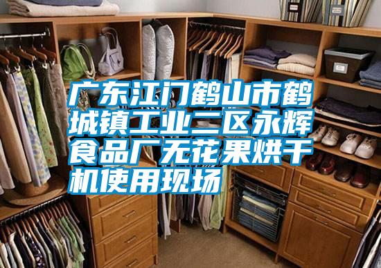 廣東江門鶴山市鶴城鎮(zhèn)工業(yè)二區(qū)永輝食品廠無花果烘干機(jī)使用現(xiàn)場
