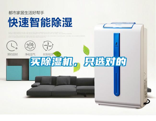買除濕機，只選對的