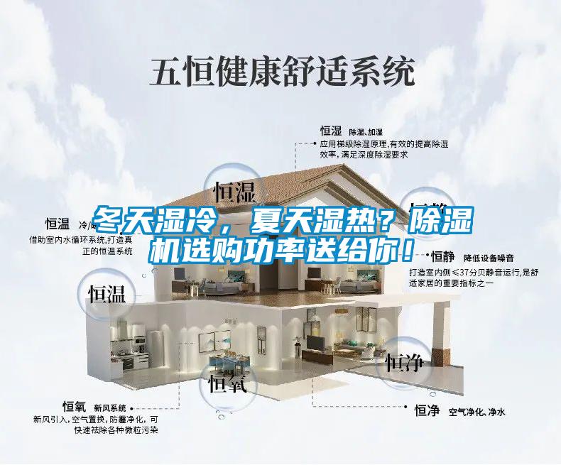 冬天濕冷，夏天濕熱？除濕機(jī)選購功率送給你！