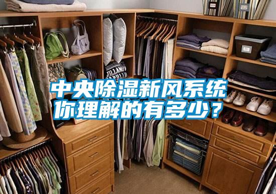 中央除濕新風(fēng)系統(tǒng)你理解的有多少？