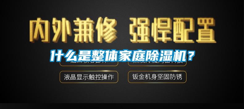 什么是整體家庭除濕機(jī)？