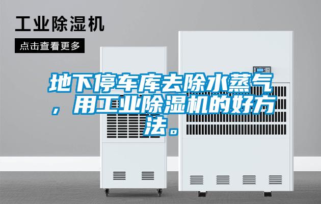 地下停車庫去除水蒸氣，用工業(yè)除濕機的好方法。