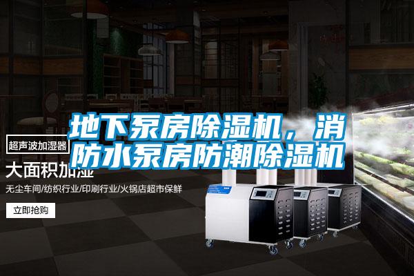 地下泵房除濕機，消防水泵房防潮除濕機