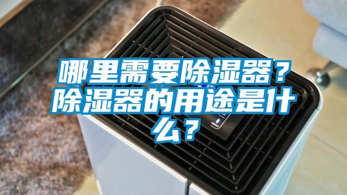 哪里需要除濕器？除濕器的用途是什么？