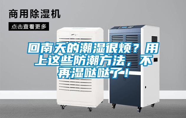 回南天的潮濕很煩？用上這些防潮方法，不再濕噠噠了！