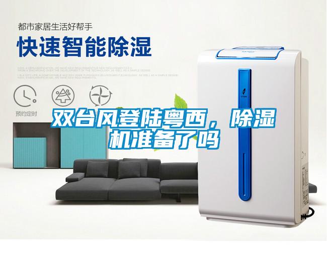 雙臺(tái)風(fēng)登陸粵西，除濕機(jī)準(zhǔn)備了嗎
