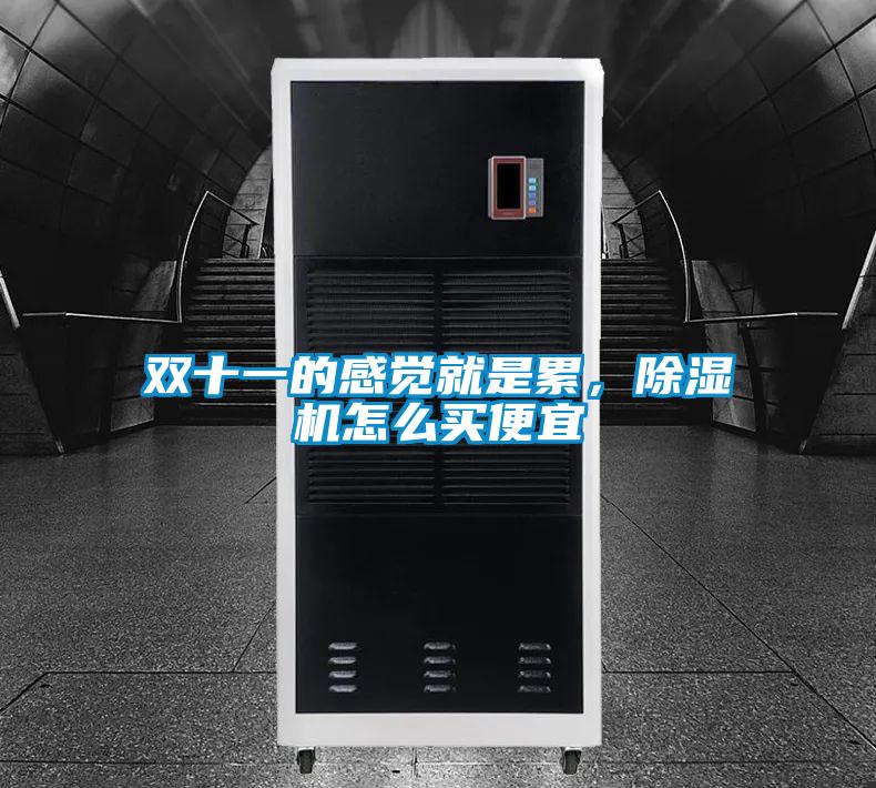 雙十一的感覺就是累，除濕機怎么買便宜