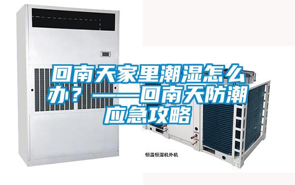 回南天家里潮濕怎么辦？——回南天防潮應(yīng)急攻略