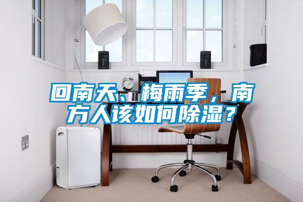 回南天、梅雨季，南方人該如何除濕？