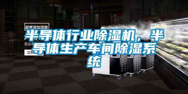 半導體行業(yè)除濕機，半導體生產(chǎn)車間除濕系統(tǒng)