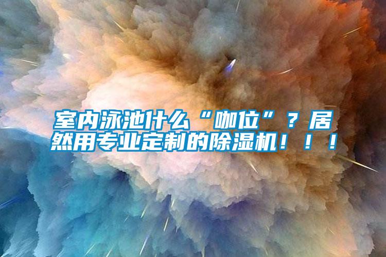室內(nèi)泳池什么“咖位”？居然用專業(yè)定制的除濕機！??！