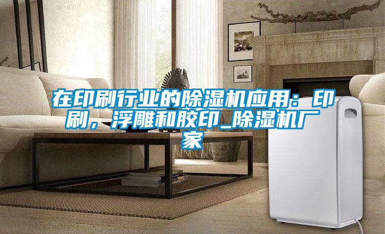 在印刷行業(yè)的除濕機(jī)應(yīng)用：印刷，浮雕和膠印_除濕機(jī)廠家