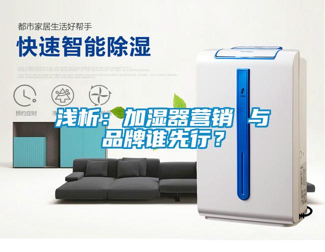 淺析：加濕器營(yíng)銷 與品牌誰先行？