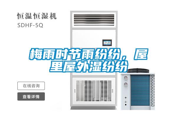 梅雨時(shí)節(jié)雨紛紛，屋里屋外濕紛紛