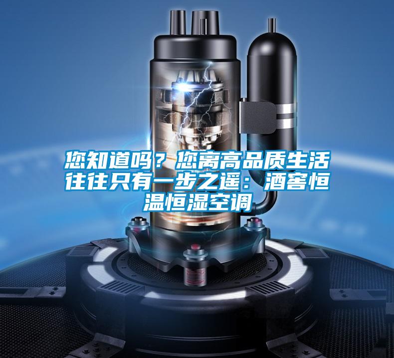 您知道嗎？您離高品質(zhì)生活往往只有一步之遙：酒窖恒溫恒濕空調(diào)