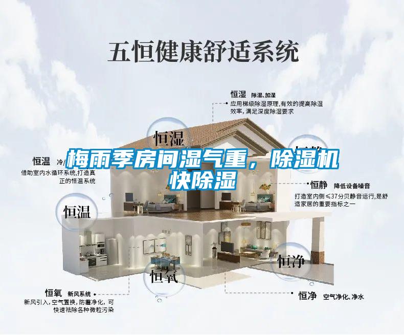 梅雨季房間濕氣重，除濕機快除濕