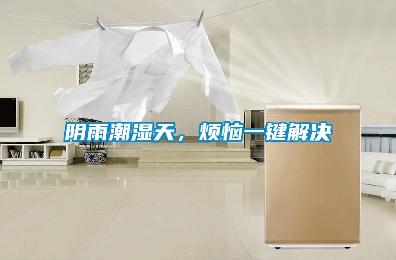 陰雨潮濕天，煩惱一鍵解決