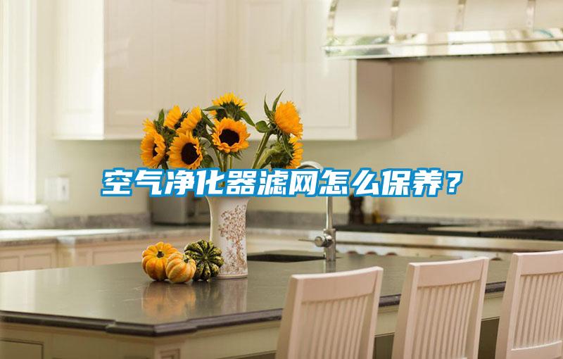 空氣凈化器濾網(wǎng)怎么保養(yǎng)？