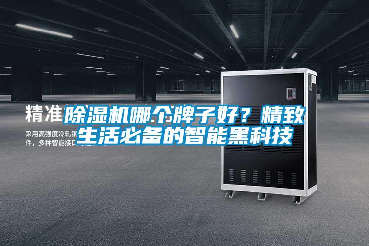 除濕機哪個牌子好？精致生活必備的智能黑科技