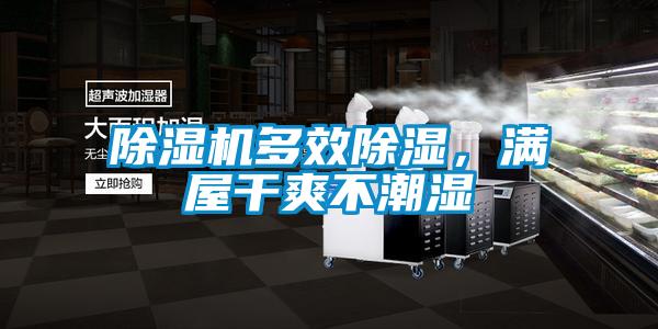 除濕機多效除濕，滿屋干爽不潮濕