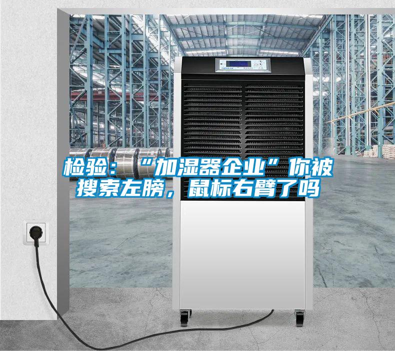 檢驗(yàn)：“加濕器企業(yè)”你被搜索左膀，鼠標(biāo)右臂了嗎