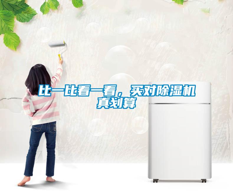 比一比看一看，買對(duì)除濕機(jī)真劃算