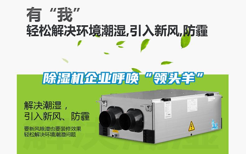 除濕機企業(yè)呼喚“領(lǐng)頭羊”