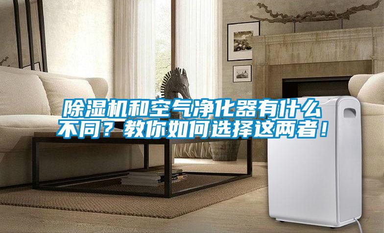除濕機和空氣凈化器有什么不同？教你如何選擇這兩者！