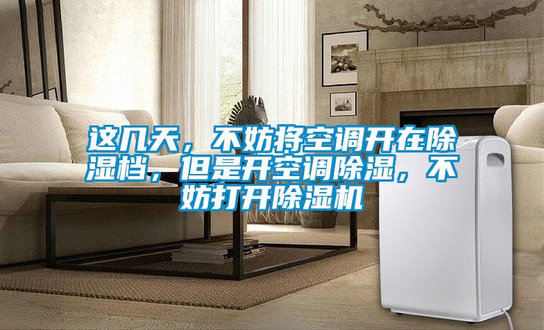 這幾天,不妨將空調(diào)開(kāi)在除濕檔,但是開(kāi)空調(diào)除濕,不妨打開(kāi)除濕機(jī)