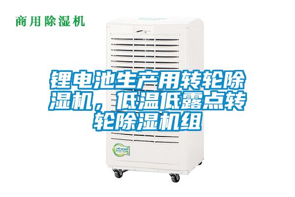鋰電池生產(chǎn)用轉(zhuǎn)輪除濕機，低溫低露點轉(zhuǎn)輪除濕機組