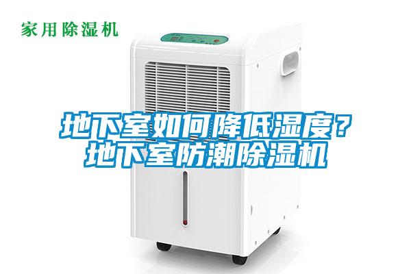 地下室如何降低濕度？地下室防潮除濕機