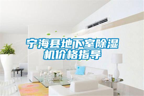 寧?？h地下室除濕機價格指導(dǎo)