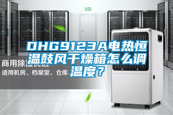 DHG9123A電熱恒溫鼓風(fēng)干燥箱怎么調(diào)溫度？