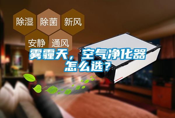 霧霾天，空氣凈化器怎么選？
