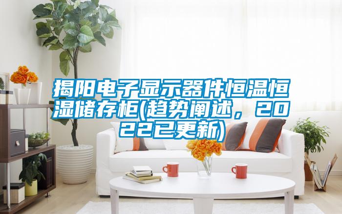 揭陽電子顯示器件恒溫恒濕儲存柜(趨勢闡述，2022已更新)
