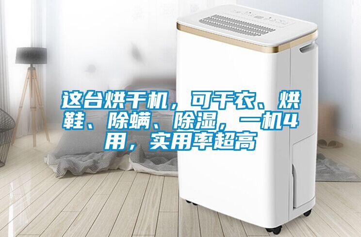 這臺烘干機，可干衣、烘鞋、除螨、除濕，一機4用，實用率超高