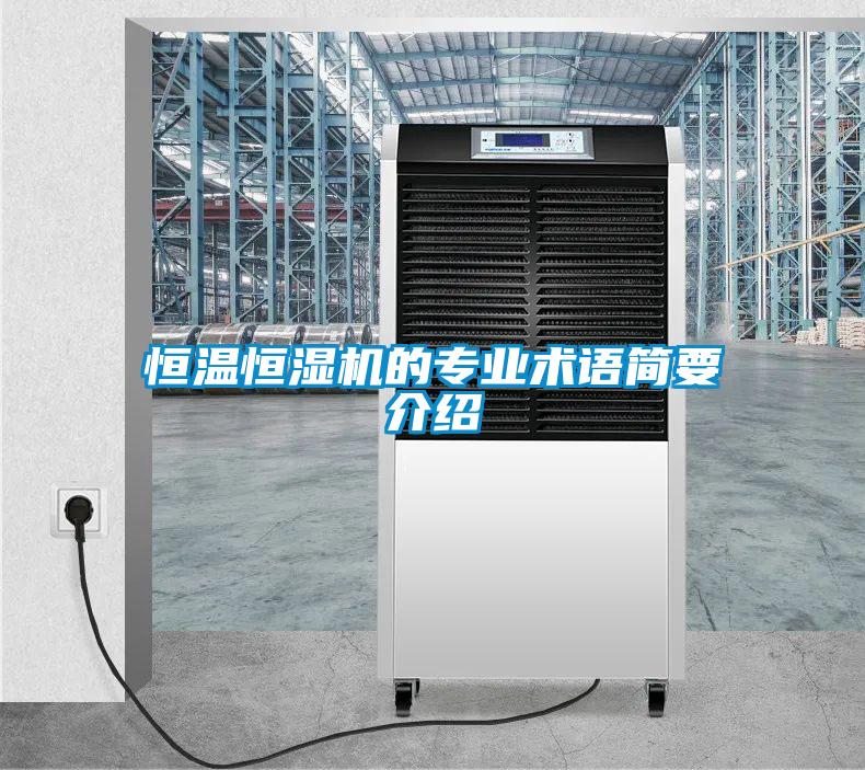 恒溫恒濕機(jī)的專業(yè)術(shù)語(yǔ)簡(jiǎn)要介紹