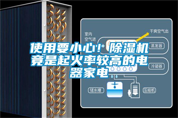 使用要小心！除濕機竟是起火率較高的電器家電