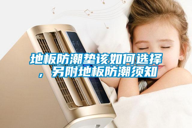 地板防潮墊該如何選擇，另附地板防潮須知