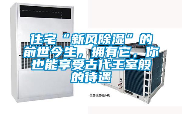 住宅“新風(fēng)除濕”的前世今生，擁有它，你也能享受古代王室般的待遇