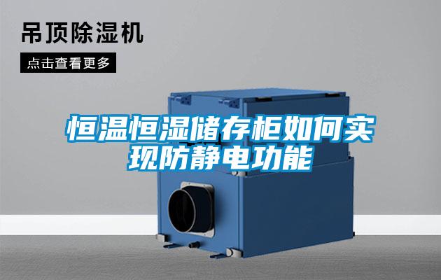 恒溫恒濕儲存柜如何實(shí)現(xiàn)防靜電功能