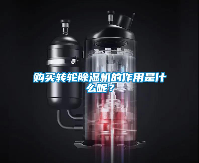 購買轉(zhuǎn)輪除濕機的作用是什么呢？