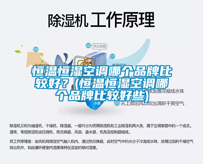 恒溫恒濕空調(diào)哪個(gè)品牌比較好？(恒溫恒濕空調(diào)哪個(gè)品牌比較好些)