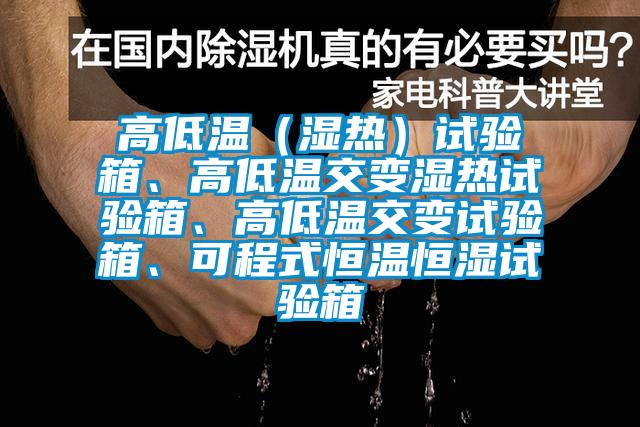 高低溫（濕熱）試驗箱、高低溫交變濕熱試驗箱、高低溫交變試驗箱、可程式恒溫恒濕試驗箱