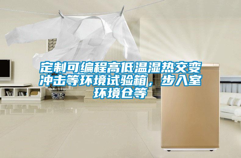定制可編程高低溫濕熱交變沖擊等環(huán)境試驗箱，步入室環(huán)境倉等
