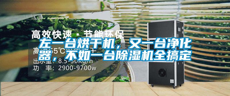 左一臺烘干機，又一臺凈化器，不如一臺除濕機全搞定