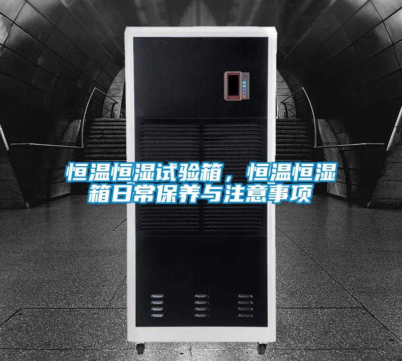 恒溫恒濕試驗箱，恒溫恒濕箱日常保養(yǎng)與注意事項
