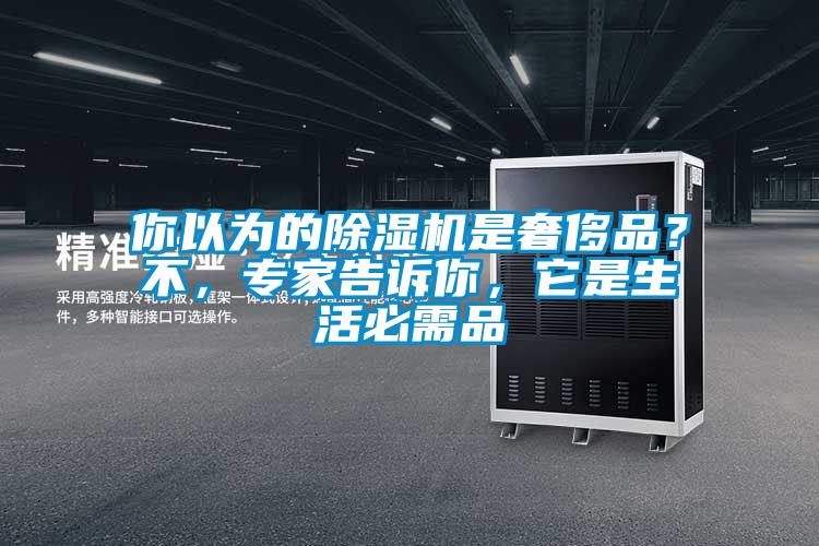 你以為的除濕機是奢侈品？不，專家告訴你，它是生活必需品