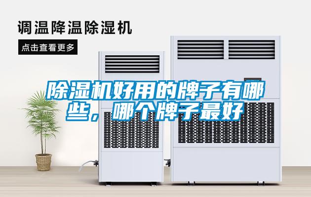 除濕機(jī)好用的牌子有哪些，哪個牌子最好
